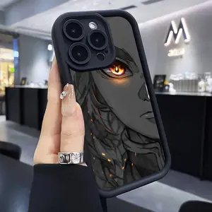 K-Kimetsu No Yaiba D-Demon Slayer Phone Case Silicone ,For iPhone 17 16 15 14 13 12 11 - The Fashionable Design Phone Case Best Christmas Gift For Fans!