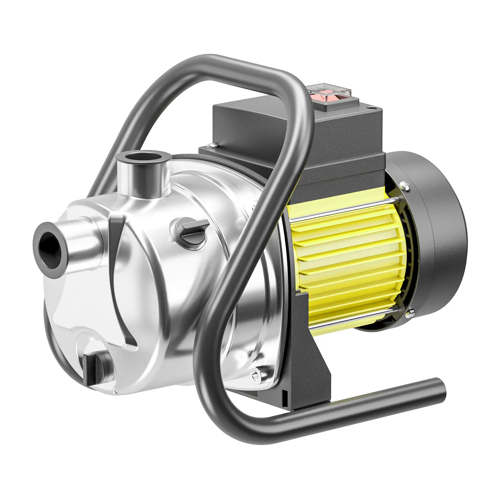 Shallow Well Pump 1.8 HP 1500 GPH, Portable Electric Booster Pump for Water Transfer, with Reliable Booster Function for Daily Water Transfer, for Farm Irrigation Lawn Watering Gardens and Residential Water Supply