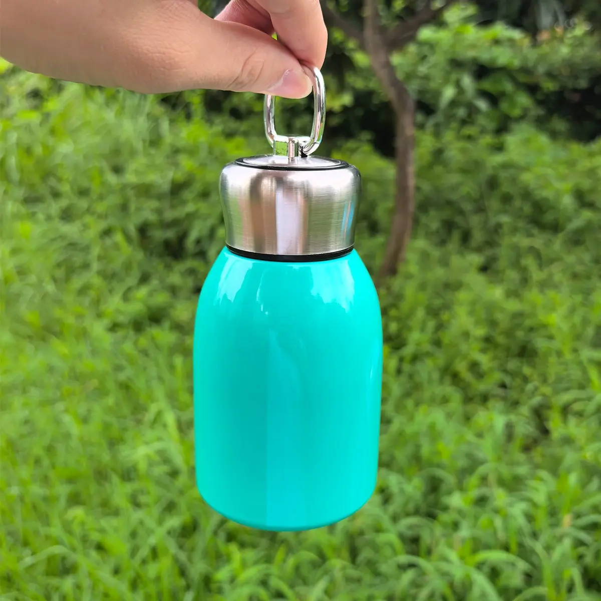 Mini Stainless Steel Thermal Insulated Water Bottle 300ML/10oz, Portable Thermos Cup, Insulated Bottles, Insulated Flask for Home Car Camping Office, Christmas Halloween Valentine Gift