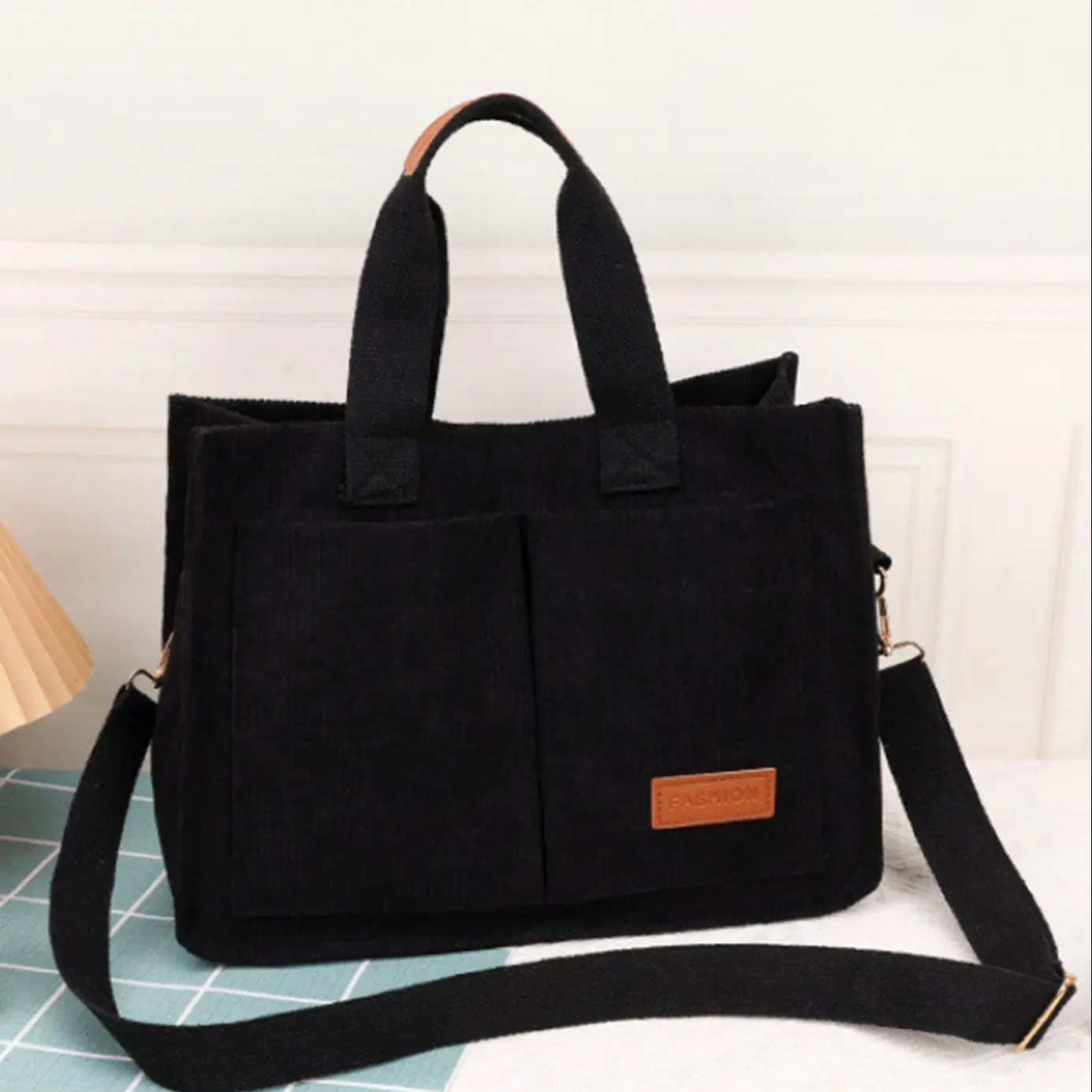 Women's Canvas Crossbody Tote Bag, Large Capacity Commuter Shoulder Backpack, Versatile Single-Shoulder Bag for Daily Use, Canvas Shoulder Bags