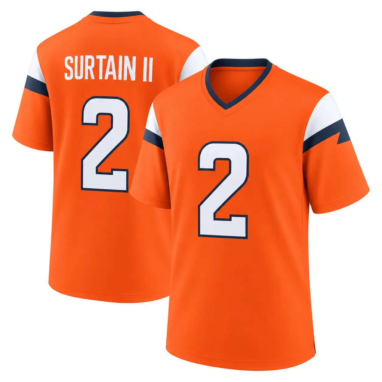 Surtain II 2 Football Jersey, Retro Inspired Number Design, Lightweight Athletic Fan Shirt, Comfortable Unisex Sportswear, Sunday Football Viewing Party Apparel, Gift for Fans