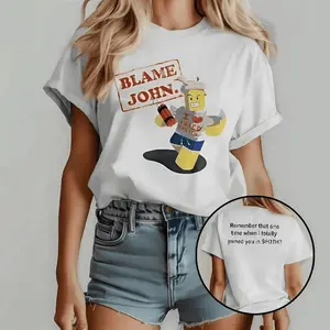 Shedletsky Blame John T-shirt Shedletsky Forsaken Shirt Cotton Shirt for Men & Women Graphic Tee Men's giftSuperior Cott T-Shirt You’ll Love