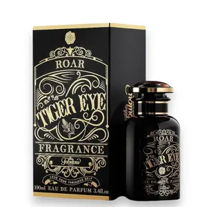 Zakat Parfums | Roar Tiger Eye | Eau De Parfum | Unisex Fragrance | 100 ML - 3.4 oz | Citrus - Bergamot & Lemon Notes