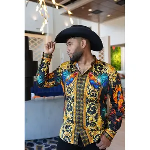 El gallo rhinestone shirt (slim fit)