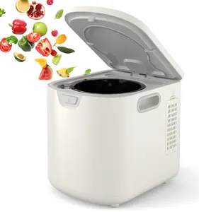 Garvee 3.5L Electric Composter, Smart Countertop Compost Bin with LED Display, Dual Deodorization, Three Modes, Low Noise, Auto Cleaning
