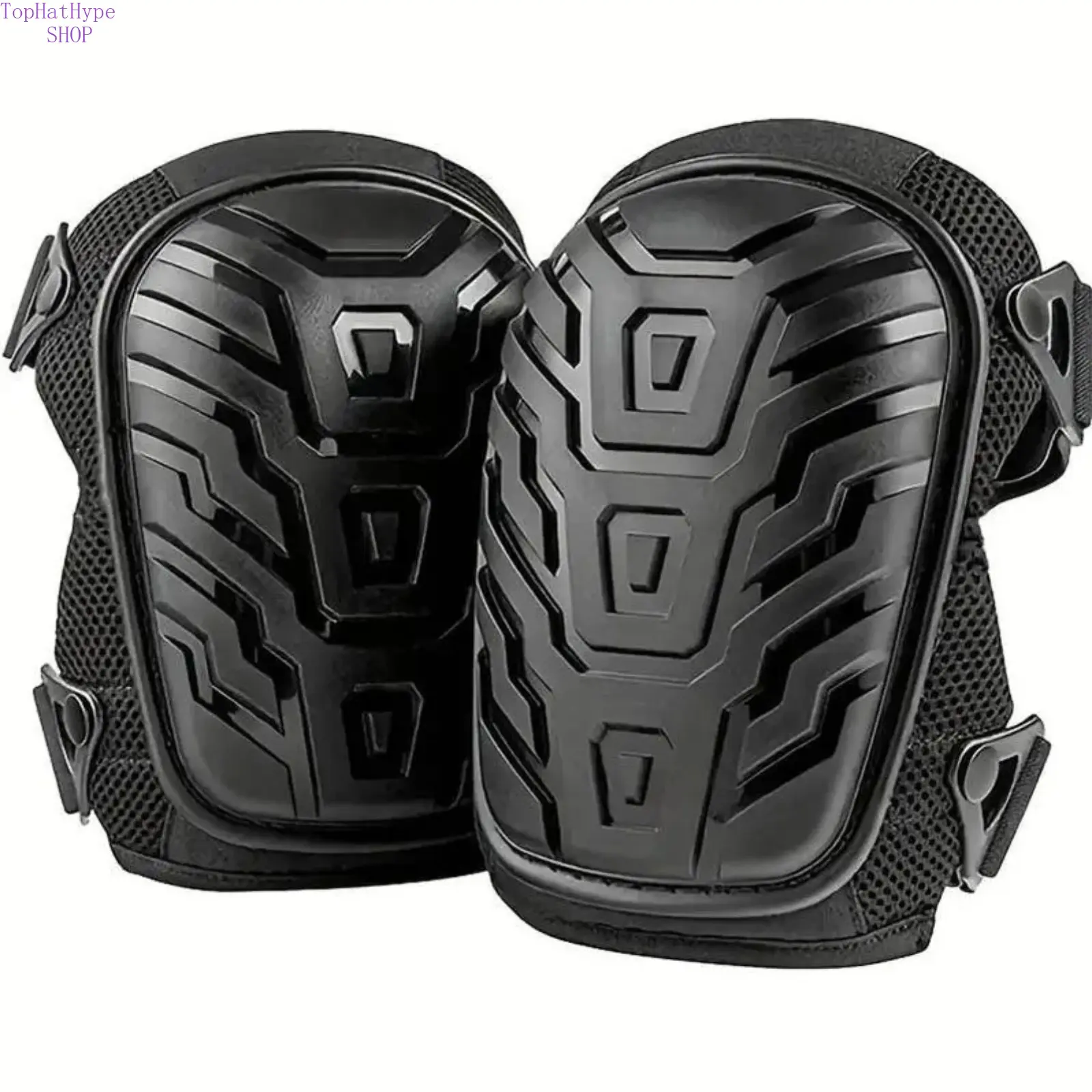 Heavy-Duty Hard Shell Kneepads, Safety Equipment Protective Work Accessories with Anti-Slip Grip for Construction, Industrial Jobs, Workwear Kneepads, Safety Kneepads