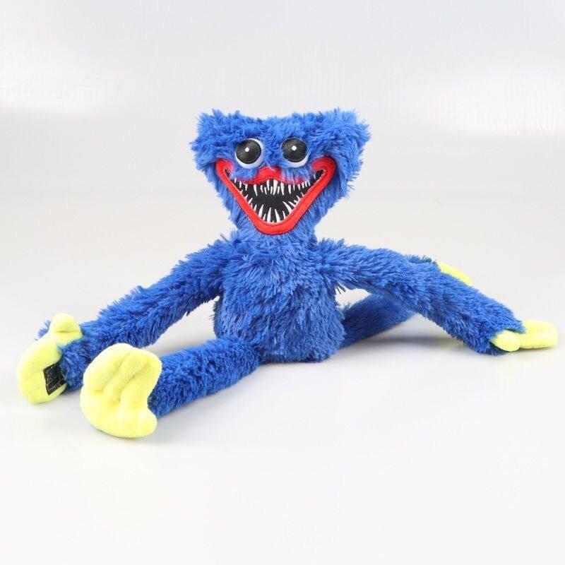 Poppy Playtime Huggy Wuggy & Kissy Missy Plush Set Blue Pink Soft Stuffed Doll Horror Game Gift