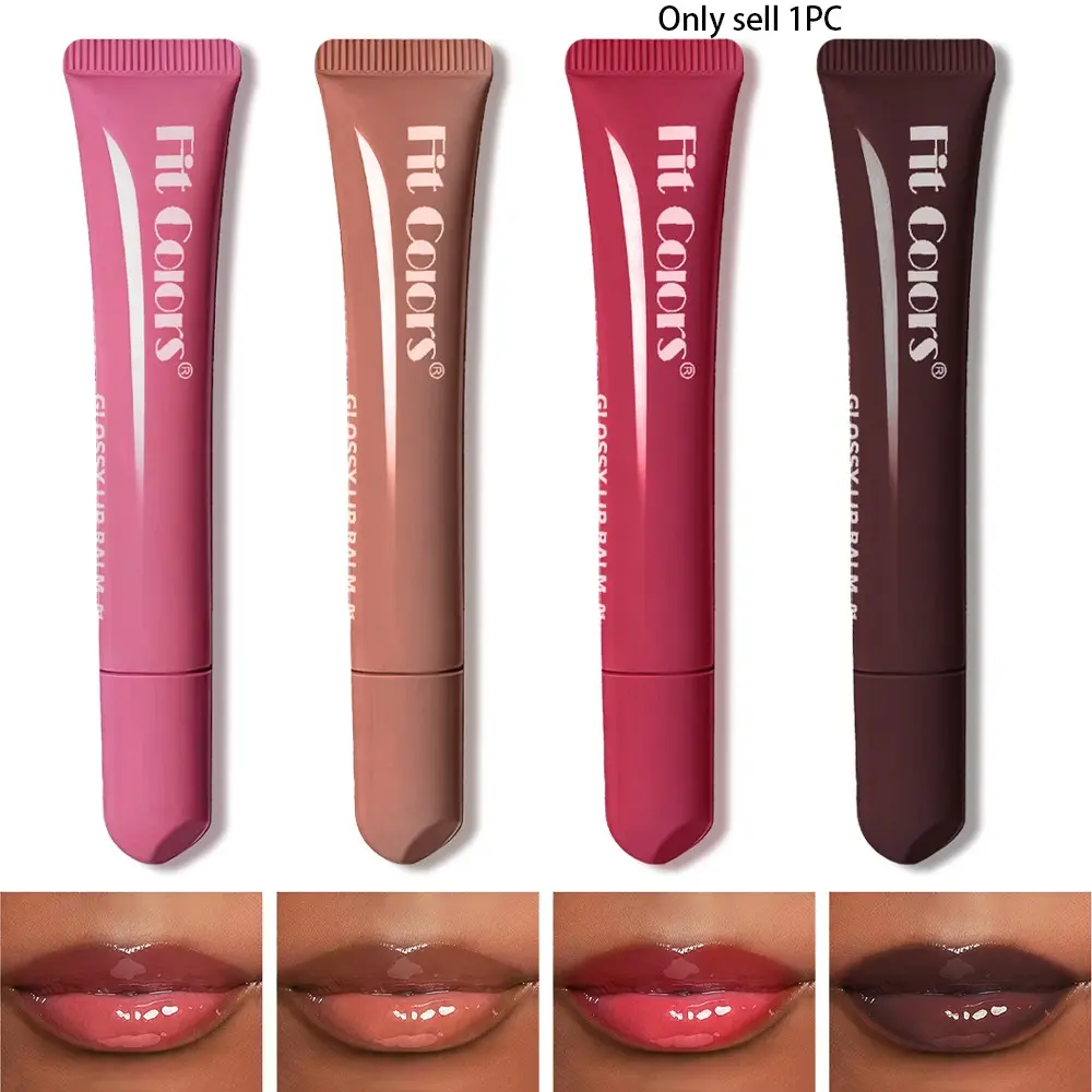 Natural Moisturizing Glossy Lip Balm Lip Care Delivers Even Color High Coverage Hydrating Crystal Jelly Lips with Light Texture and Gloss That Jumps Between Lips in One Swipe Lipgloss Makeup