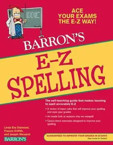USED Book - Barron's E-Z Spelling by Diamond, Linda Eve (Paperback) - english