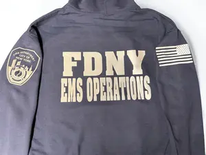 FDNY EMS Operations Reflective Pullover Hoodie - Unisex