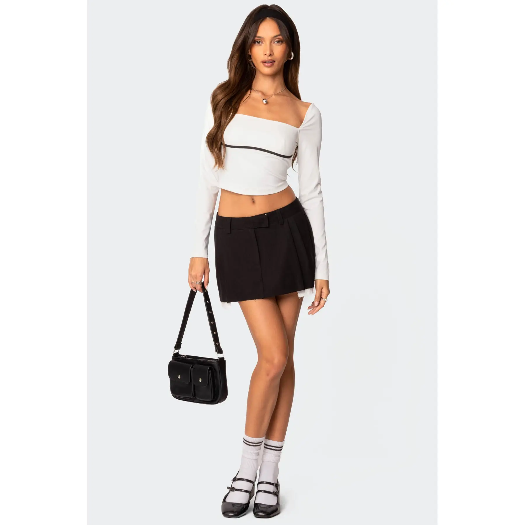 Tailored Mini Skirt