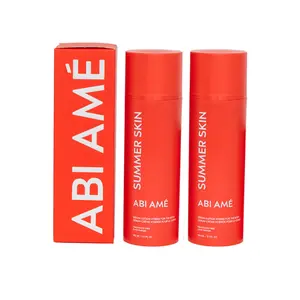 Summer Skin Duo: hydrating body serum+lotion, lightweight body care Fragrance Free Scent Free, Moisturizing, good for Sensitive skin