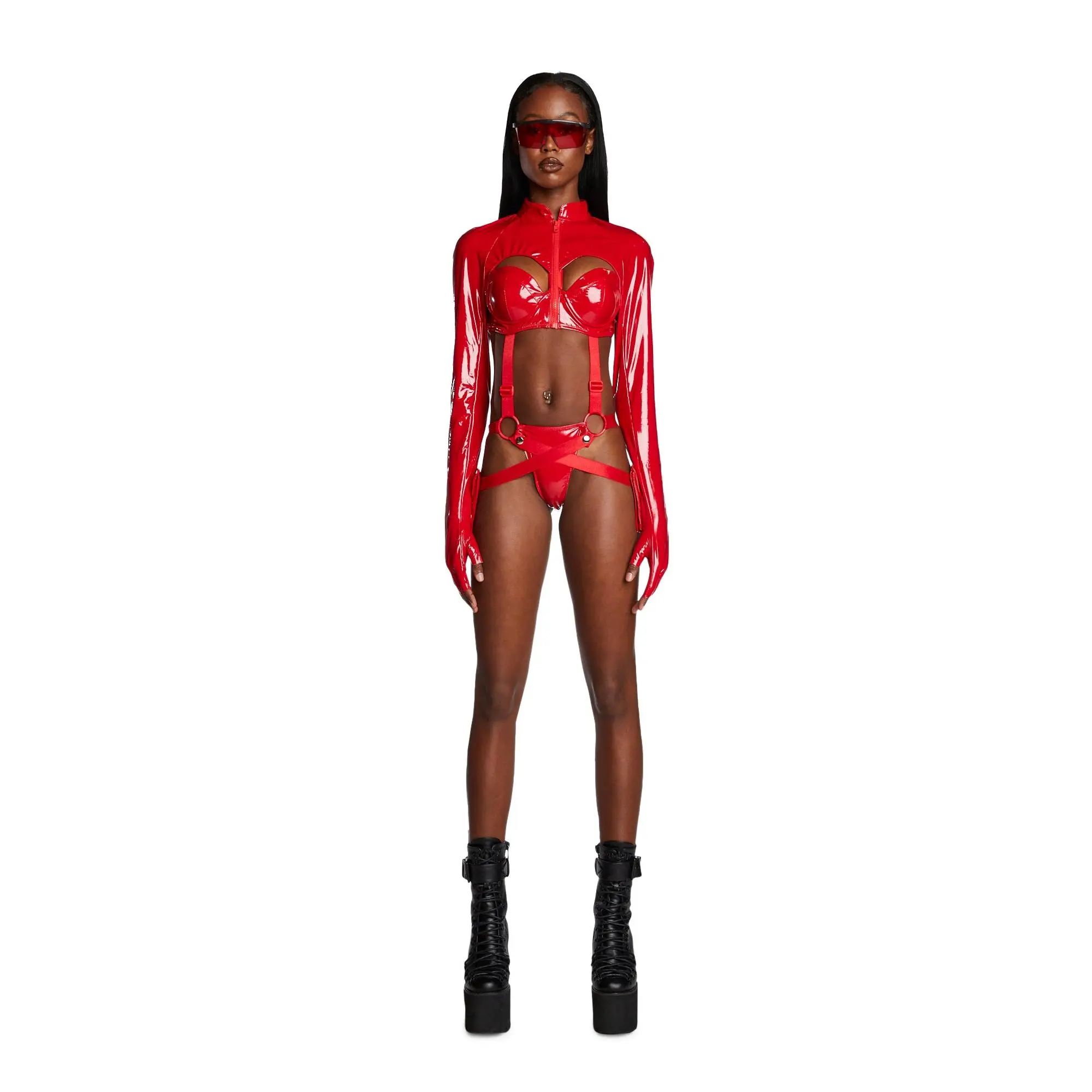 Sci Fi Babe Costume Set - Red