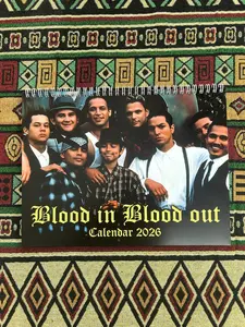 BloodInBloodOut 2026 Calendar, BIBO 2026 Wall Calendar, Movie Calendar, 2026 Calendar, Unique Christmas Gift, Calendar Gift, Holiday Gift Ideas