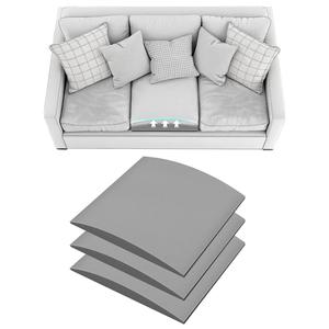 Foamagic 40D High Density Memory Sponge Sofa Cushion Support - 20x20x2 inch Gray Lifters for Sagging Couches, All Seasons, 1/2/3 Pack