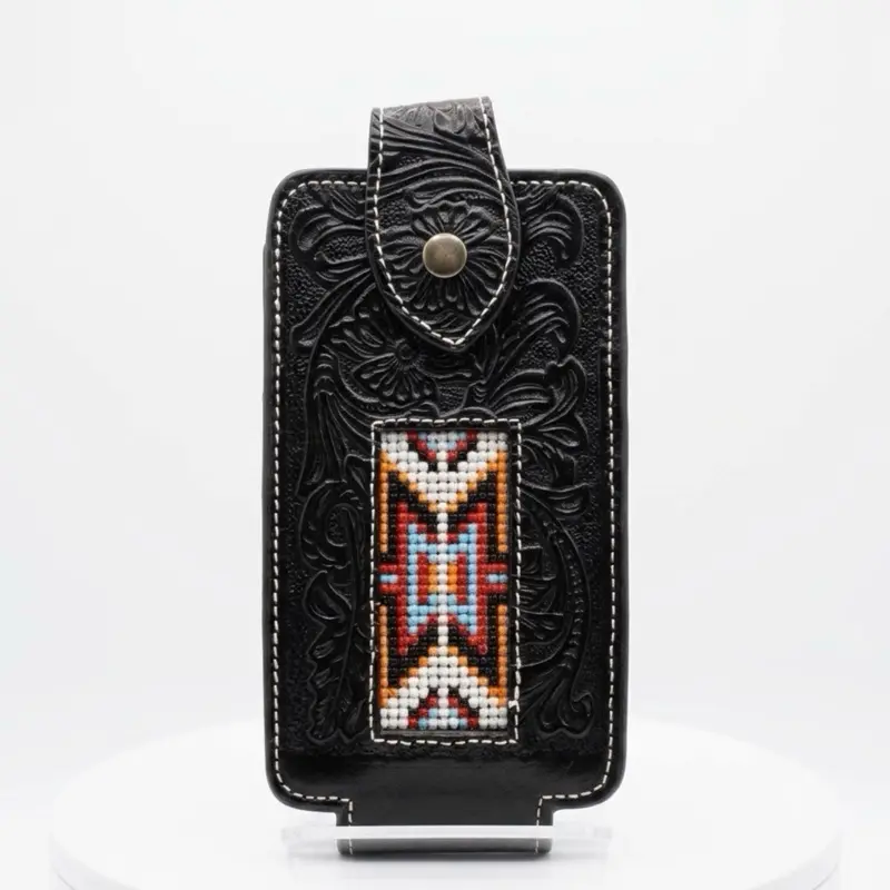 Premium Western Leather Customized Smartphone Case - Aesthetic, Protective Accessory with Tailored Fit, Drop Protection