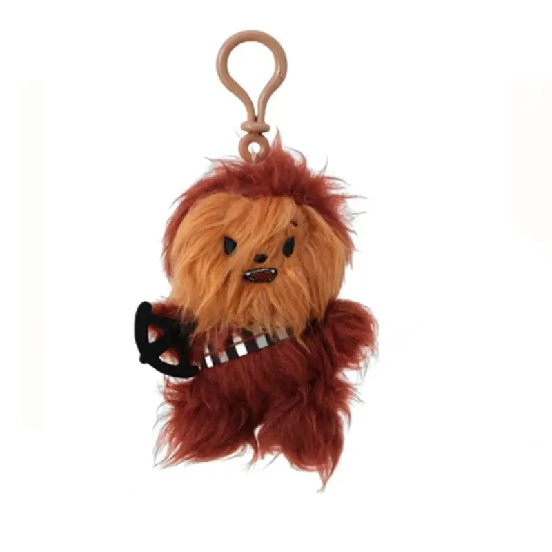 Star Wars Chewbacca Plush Pocket Keychain Charms & Twillies - Soft Mini Stuffed Toy Pendant, Collector's Edition Everyday Accessory for Backpacks-Keys, Surprise Your Loved Ones Fan Gift, Accessories, Bag Hook Charms & Twillies, Plush, Cozy To Hold, Carabi