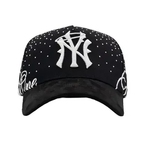 Thirty One Hats “31 Forever” NY Snapback Hat – Black Adjustable Streetwear Cap with White NY Logo Embroidery, Premium Urban Baseball Cap for Men Women, Hip Hop Fashion Headwear, Classic New York Style