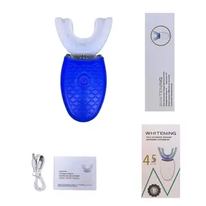 Adult U-shaped automatic electric toothbrush, 360° full mouth cleaning for stain removal and teeth whitening.IPX7 waterproof and rechargeable with U-shaped brush head.Perfect for travel and home use, an ideal gift for parents and friends.