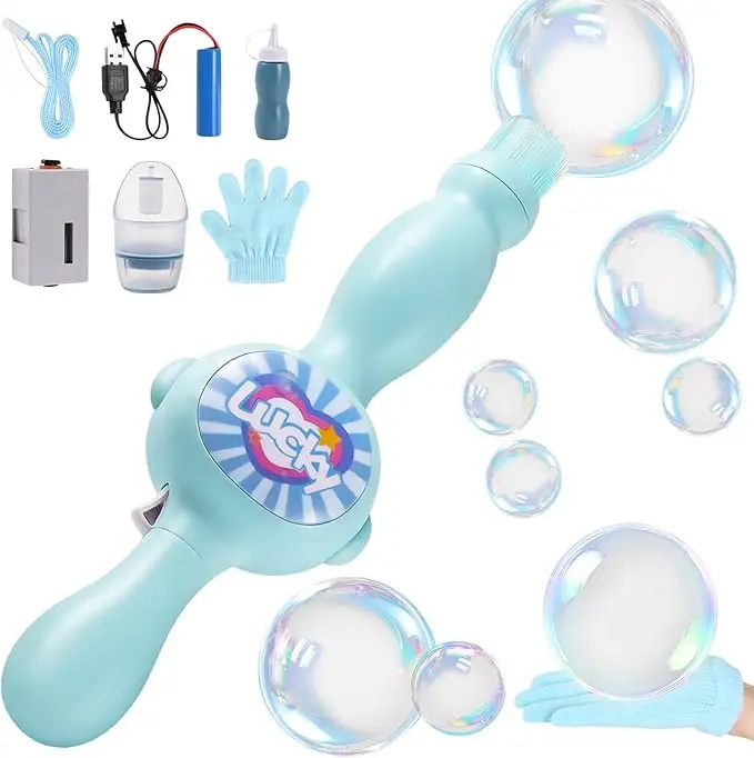 Fog Bubble Machine, Colorful Fog Bubble Machine, Elastic Bubble Wand, Magic Interactive Fog Bubble Maker with Smoke, Favors Supplies Toys Birthday Gifts,Kids Gift,summervibes tiktokshopspringglowup