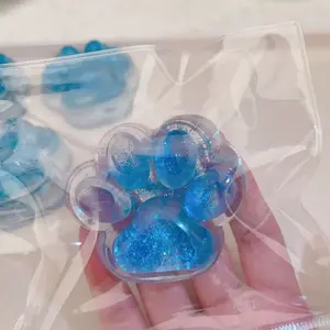 Rainbow Cat Paw Squishy Fidget Toy - Soft, Cute, Slow Rebound Pinch Decompression Stress Relief for Kids - Perfect Birthday Gift! NONE