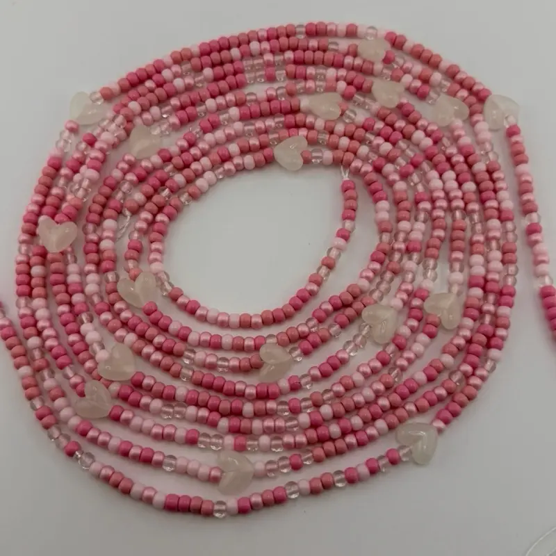 Sweet Heart- Traditional Tie on Waistbeads