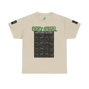 Charted Tee — "Crypt Apparel" Trading Chart Shirt