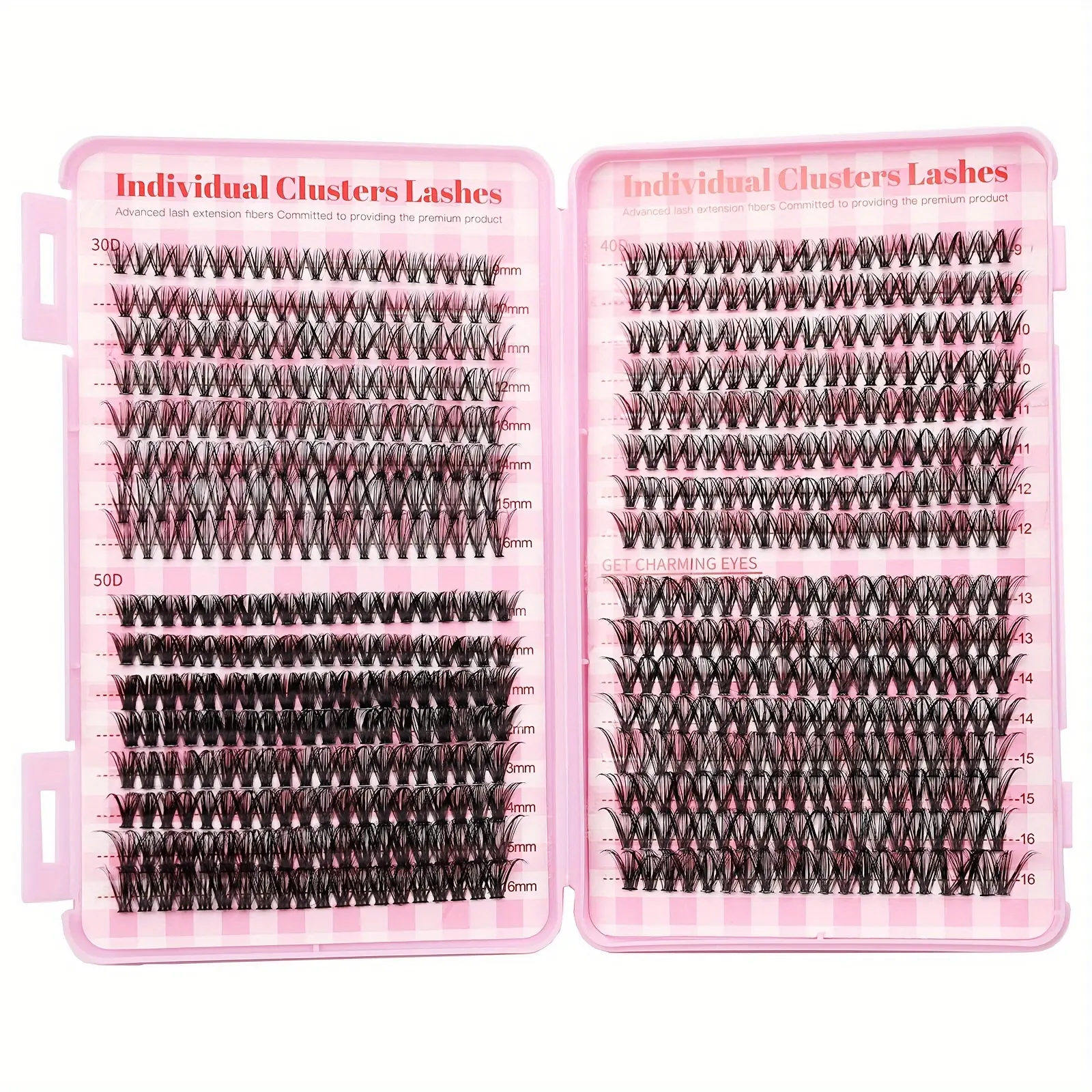 640 Eyelash Extensions, D-roll, Naturally Eyelashes, 3D Waterproof, DIY Eyelashes for Daily Gatherings, 9-18mm, 30D-80D Thickness, for Cat Eyes, Baby Eyes, and Natural Styles, Individual Eyelashes