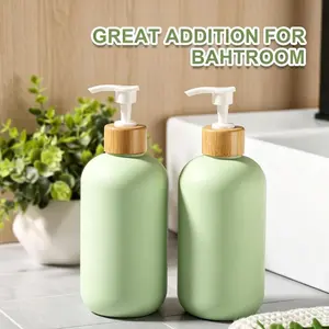 2-Piece Set 300ML Lotion Dispenser Pump, Plastic Design, Portable Home Use, Ideal for Hand Sanitizer & Dishwasher Detergent, Easy to Use Decorative