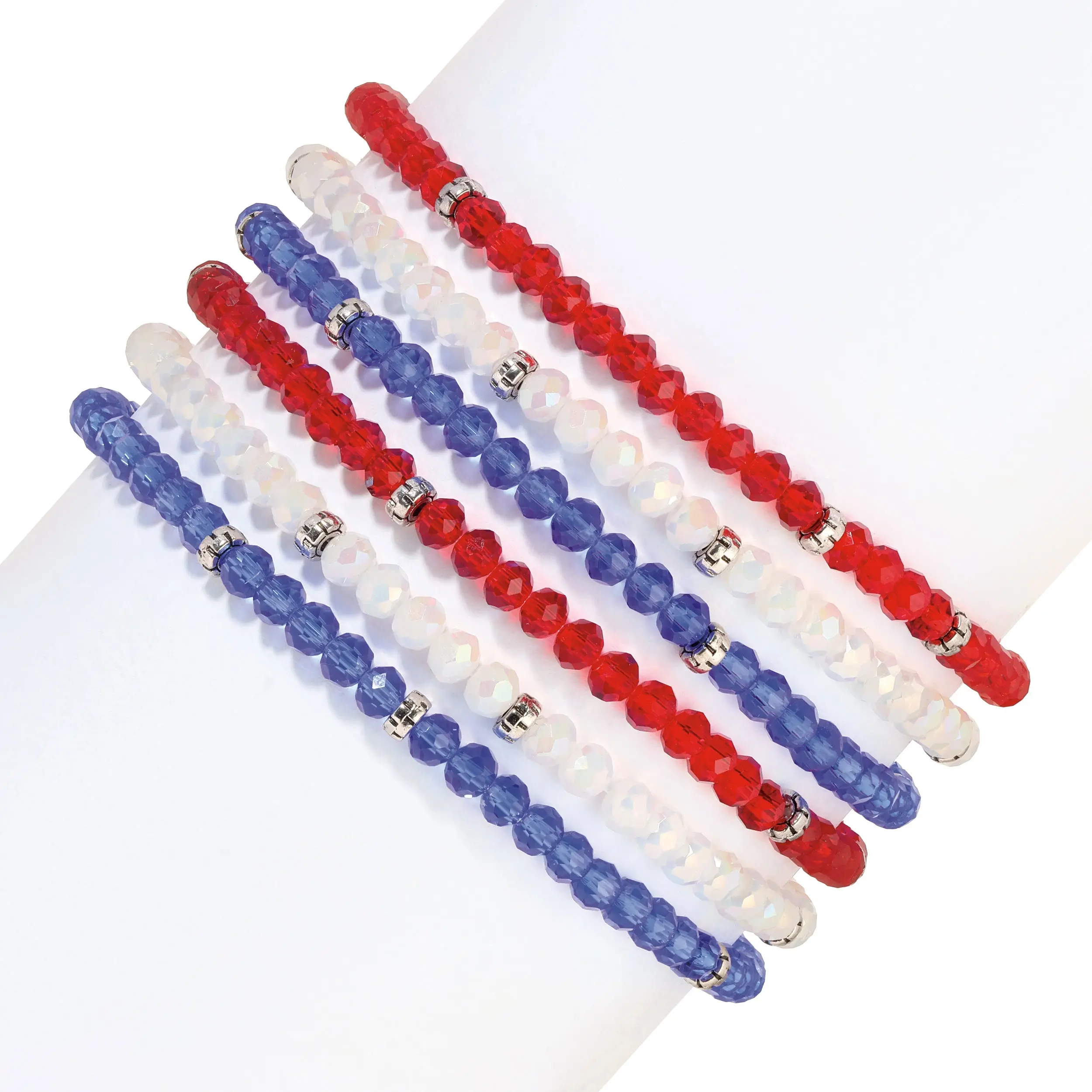 FanFare Mini Crystal Team Bracelets (Set of 6)