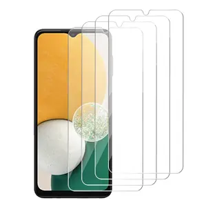 [4 Pack] Glass Screen Protector Compatible for Samsung Galaxy A13 5G / Galaxy A12 [9H Hardness]-HD Screen Tempered Glass, Scratch Resistant, Easy Install [Case Friendly][Bubble Free]2.5D Edge [Impact Protection]