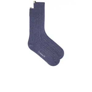 Comme Si The Cashmere Sock in Louis Blue