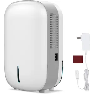 Mini Portable Dehumidifier for Home. Quiet. Auto Shut-OFF. Power Off Memory. Electric Dehumidifier for Small Space. Good for Small Bathroom Basement Bedroom Closet Safe Pantry RV Camper Yacht