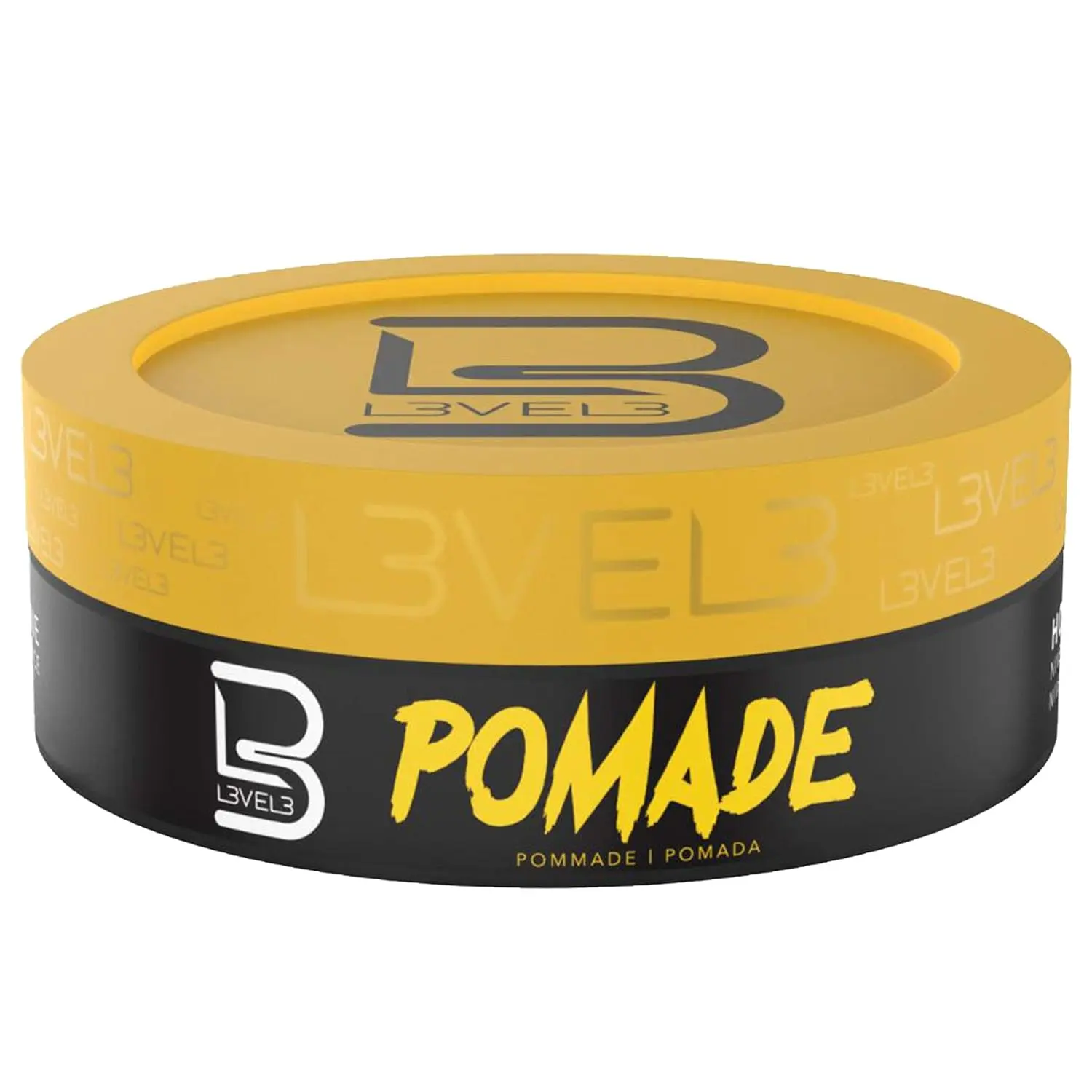 L3VEL3 Pomade with Keratin - Men's Haircare, Improves Volume & Provides Long-Lasting Hold - Medium Hold
