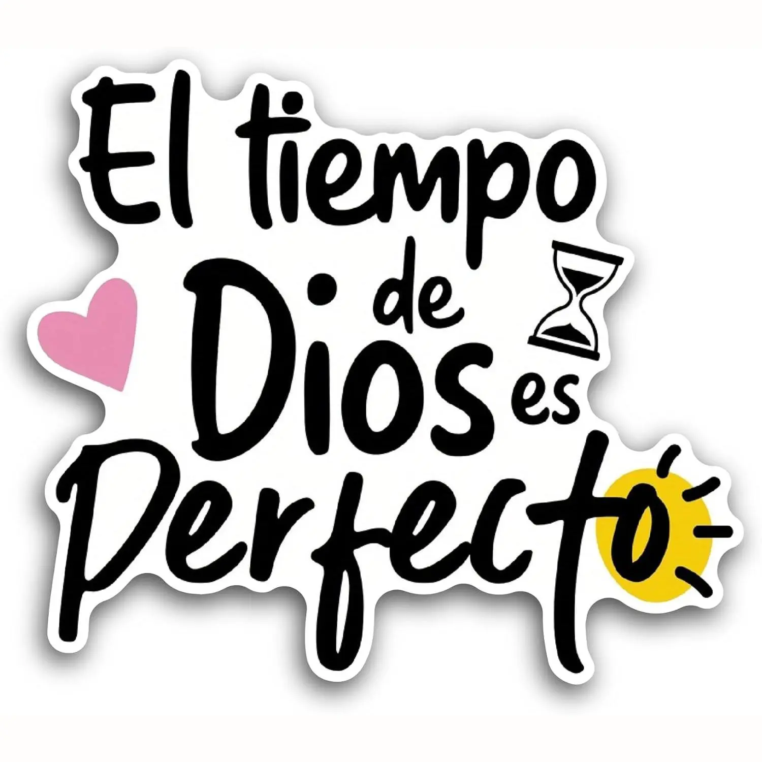 Spanish Bible Verse Sticker, Waterproof Car Sticker, Car Decorative Sticker, Decal For Cars, Car Decals, Multifunctional Sticker for Car, Motorcycle & Laptop & Water Bottle, Creative Decoration, Vehicle Decoration
