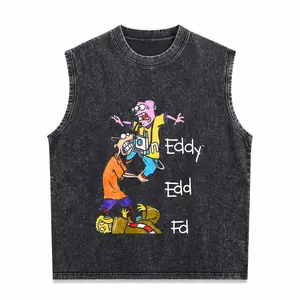 100% Cotton [Comfortable] Men'S "Edd N Eddy Stack" Pattern T-Shirt - Comfortable Cotton, Crew Neck, Short Sleeve, 180G - Vintage Style Cartoon Print Casual Wear, Ivan Cornejo Merch Graphic Tees Shirts Men Men Gifts Fabr Golf Gift T-Shirt For Men And Women