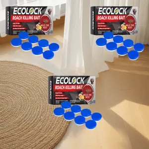 Roach Repellent,Domestic Dormitory KitchenPowerful Cleaning Cockroach ExterminatorCockroach Gel Bait Pest Control Kit RodentRepellent Pouches for Indoor & Outdoor NaturalAnt Killer Defense