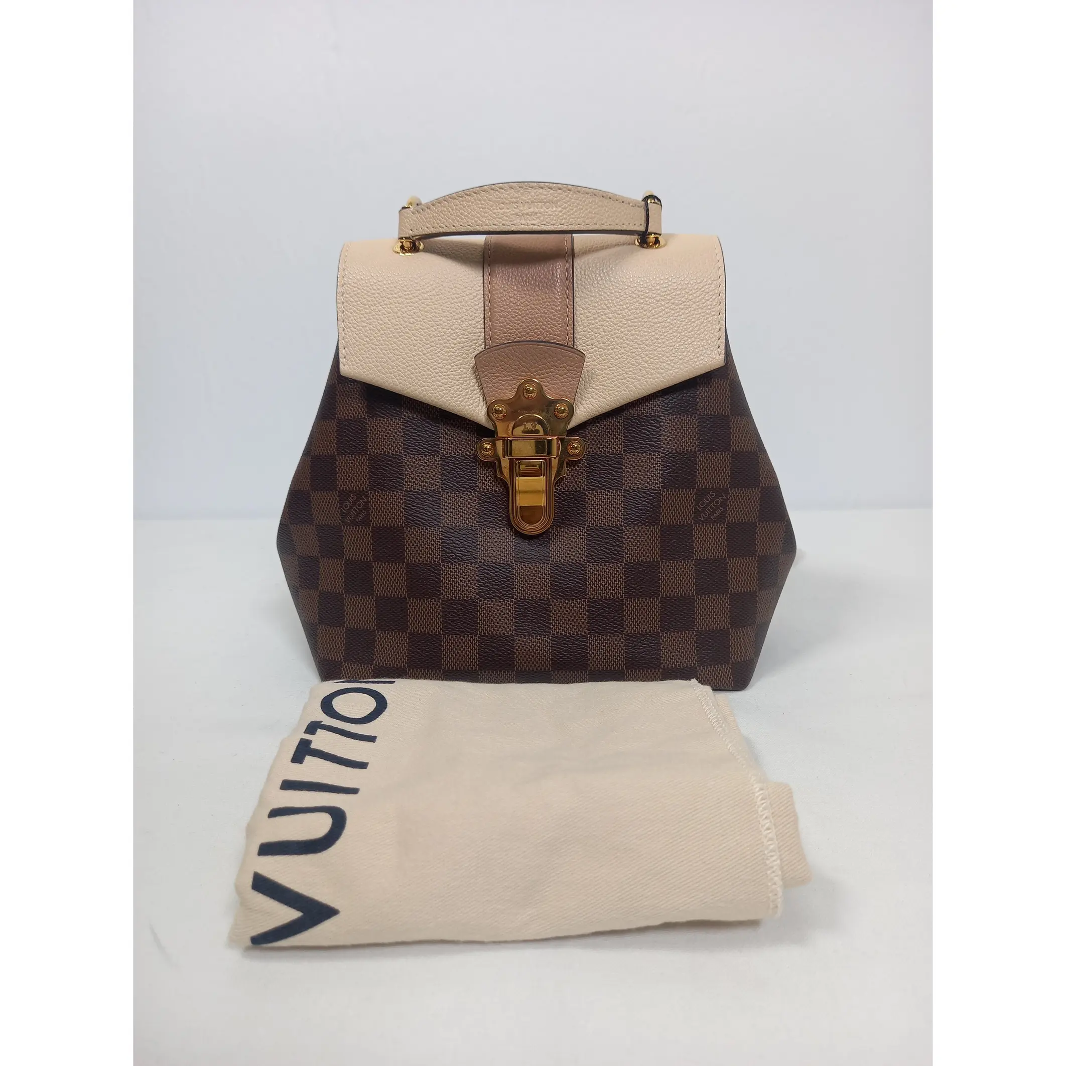 Pre-owned Canvas Backpacks M0804P5 Louis Vuitton Damier Clapton Backpack (JP)