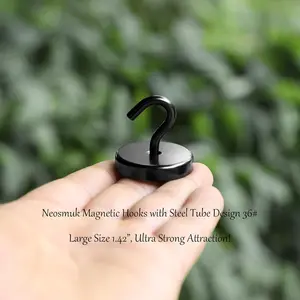 Magnetic Hooks, Cruise Ship Essentials, 170lb+ Heavy Duty Magnetic Hooks for Cruise Cabins, Refrigerator, Grill, Hanging, and Travel| Extra Strong Must-Haves Magnet Hook,Black grip Cabinet Face Frame Clamps