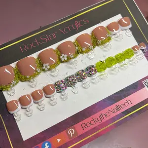 Botanical Toe Presson nails Botanical Toe Presson nails