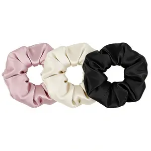 30 Momme 100% Pure Mulberry Silk Scrunchies 1-Pack Luxurious Glossy Hair Ties for Women Gentle No Damage Non-Slip Design Ideal for All Occasions, Fit for Ponytail Hairstyle | Gift for Mother's Day