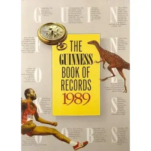 USED Book - The Guinness Book of Records 1989 by DONALD MCFARLAN (EDITOR) (Hardcover) - english