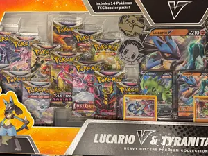 Pokemon Lucario V & Tyranitar V Heavy Hitters Premium Collection