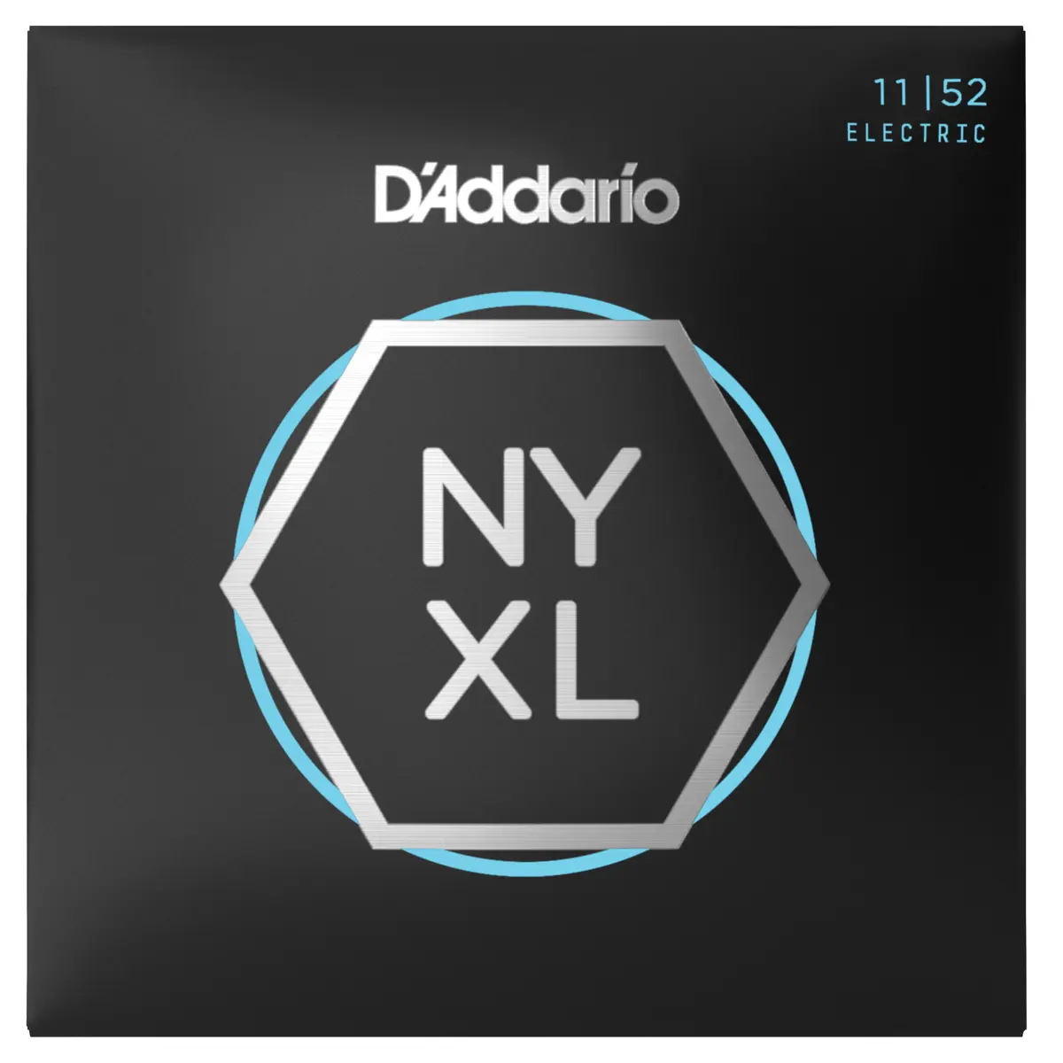 D'Addario NYXL1152 Nickel Wound Electric Guitar Strings, Medium Top-Heavy Bottom, 11-52 Gauge, 3-Pack, D'Addario Guitar Strings Set