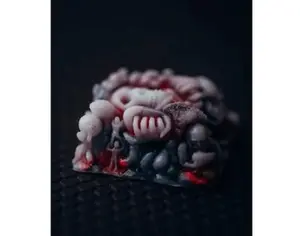 3D Skull Pile Artisan Keycap, Gothic Skeleton Bones Custom Keycap for Mechanical Keyboards, Cherry MX Compatible ESC Key