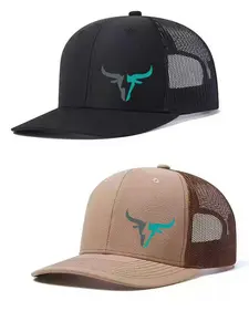 2Pack Unisex Ox-Head Print Street Fashion Cap | Breathable Adjustable Premium Snapback for Outdoor Activities