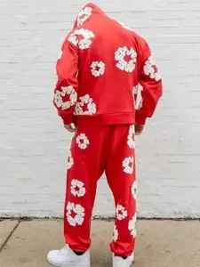 StreetwearHoodieHipHopGraphicPrintHoodieSweatshirtMensPulloverHoodieSuitUnisexTracksuit(Raincoats)