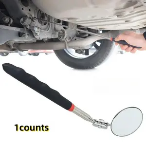 Universal Foldable Inspection Mirror for Under Car and Truck Check, Adjustable Viewing Angle Mirror for Vehicle Repair and Maintenance, Essential Tool for Mechanic Use