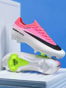 Seamless Sport Training Shoes, Multi-Color Soccer Cleats, Tpu Long Studs, Sizes 35-45, Comfortable Fit, Anti-Twist, Enhanced Grip, All Seasons