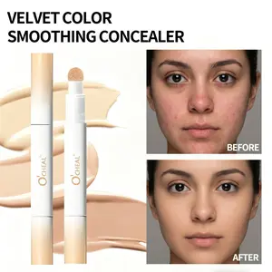 Portable Concealer Stick, Full Coverage Concealer Pen, Long-Lasting Matte Finish, Essential for Daily Makeup, Perfectly Covers Scars and Blemishes